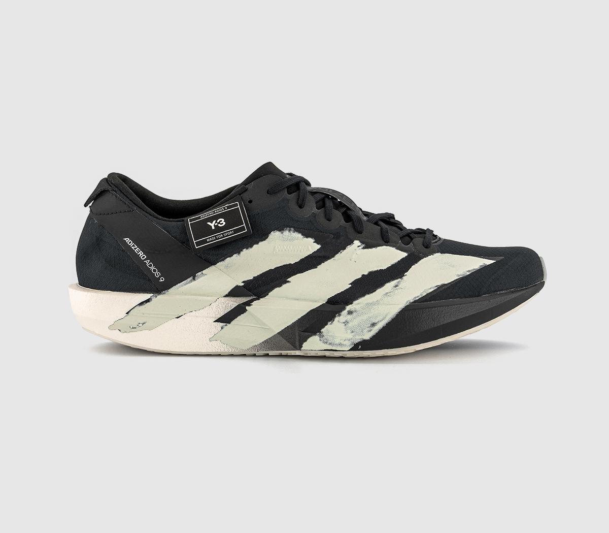 adidas Mens Y-3 Y-3 Adios 9 Trainers Black Black White, 7 adidas Mens Y-3 Y-3 Adios 9 Trainers Black Black White, 7