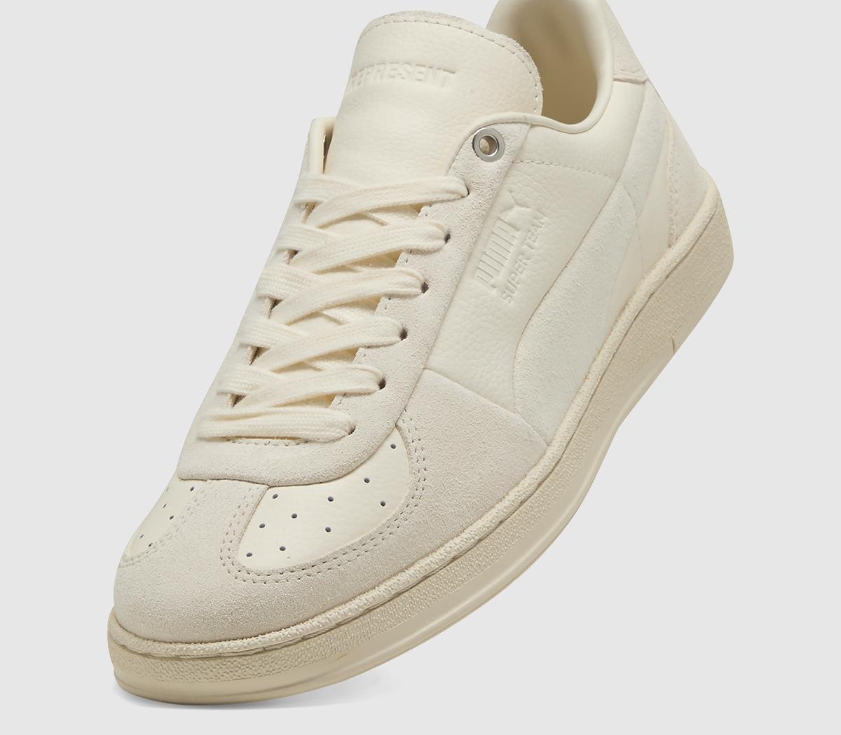 PUMASuper Team Trainers x RepresentRepresent Frosted Ivory Warm White