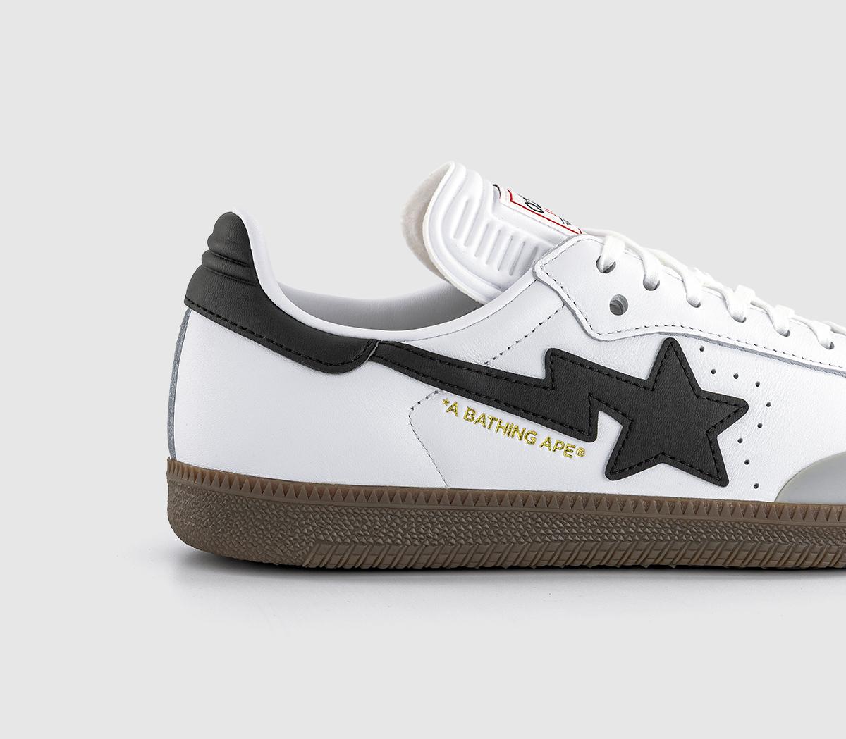 adidasSamba x BAPEWhite Black