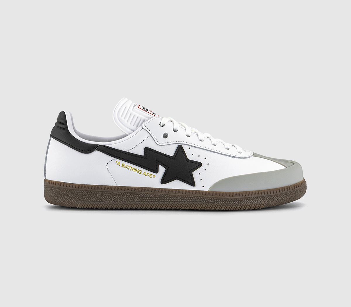 adidasSamba x BAPEWhite Black