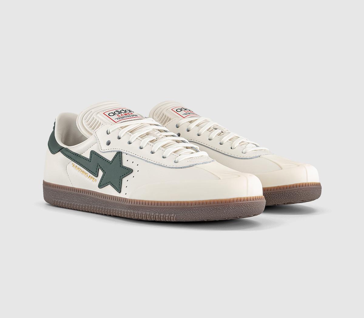 adidasadidas x BAPE Samba TrainersOff White Shadow Green Gum