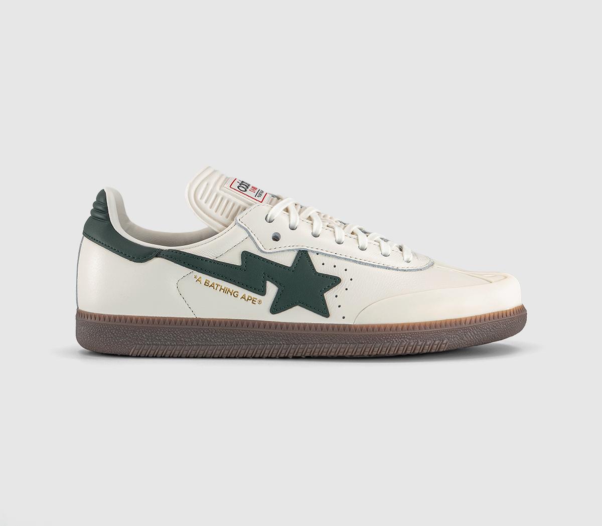 adidasadidas x BAPE Samba TrainersOff White Shadow Green Gum