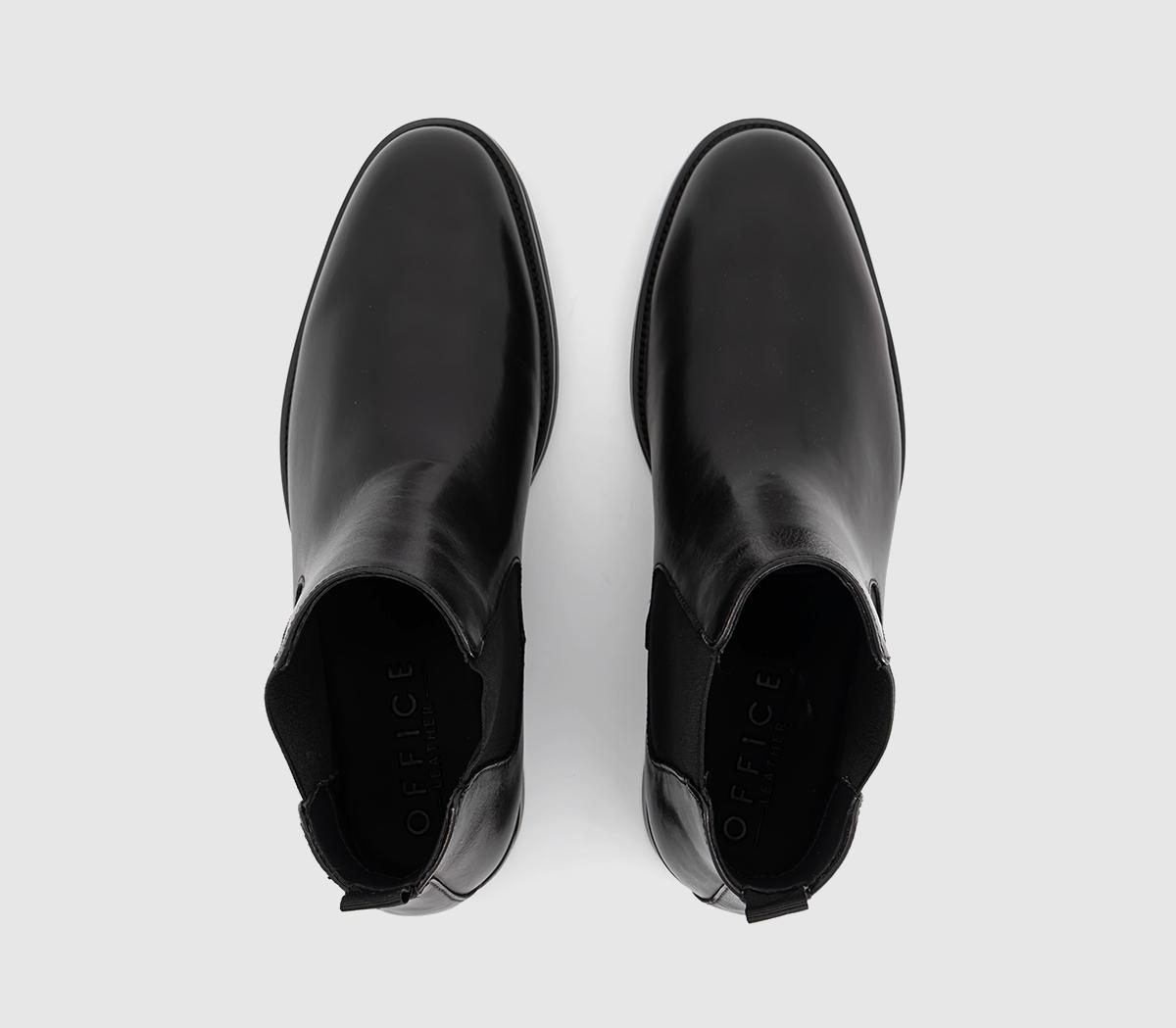 OFFICEBarlow Chelsea BootsBlack Leather