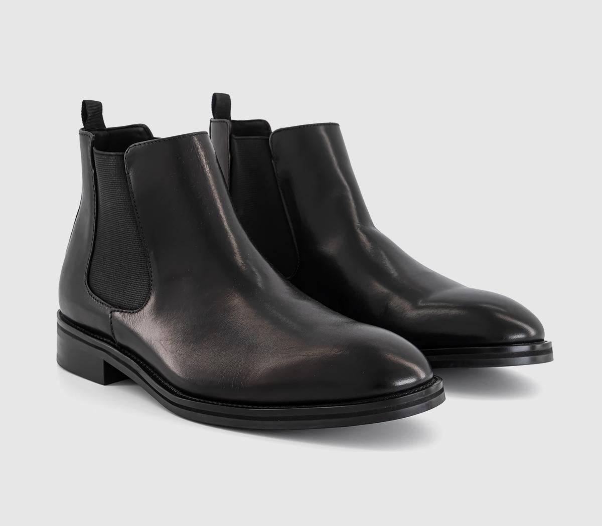 OFFICEBarlow Chelsea BootsBlack Leather