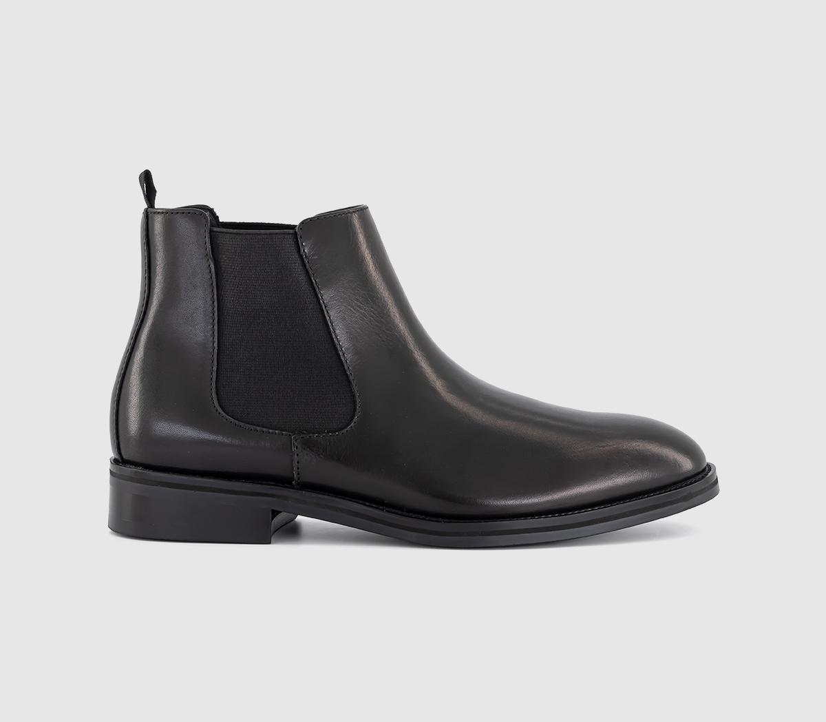 OFFICEBarlow Chelsea BootsBlack Leather
