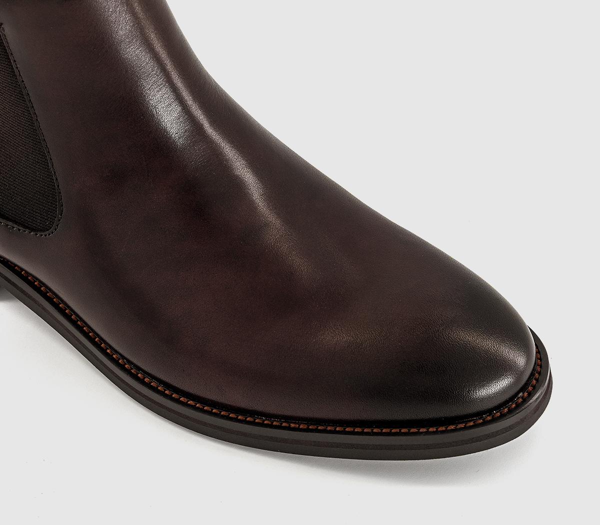 OFFICEBarlow Chelsea BootsChocolate Brown 