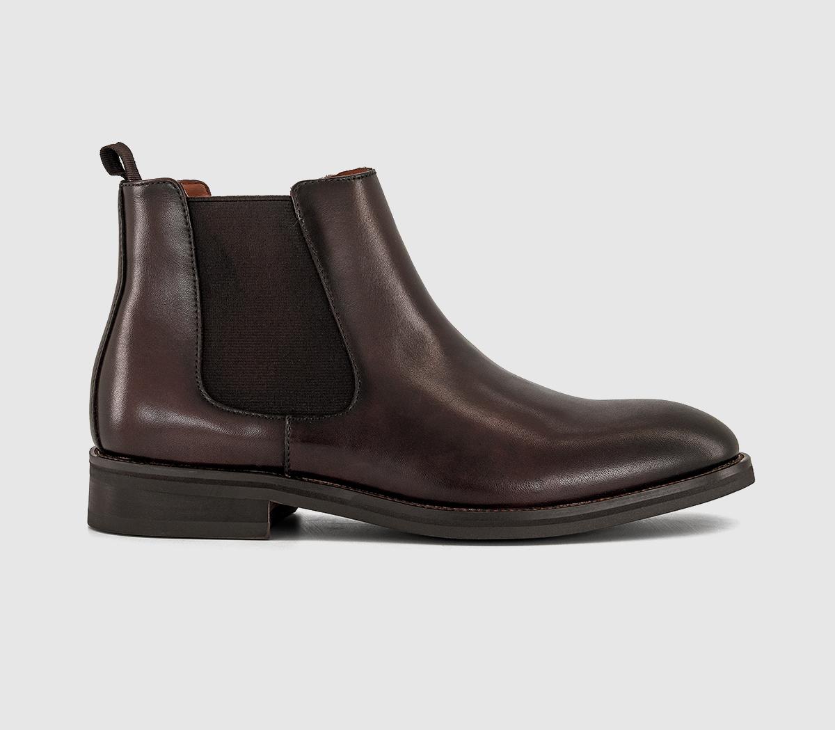 OFFICEBarlow Chelsea BootsChocolate Brown 