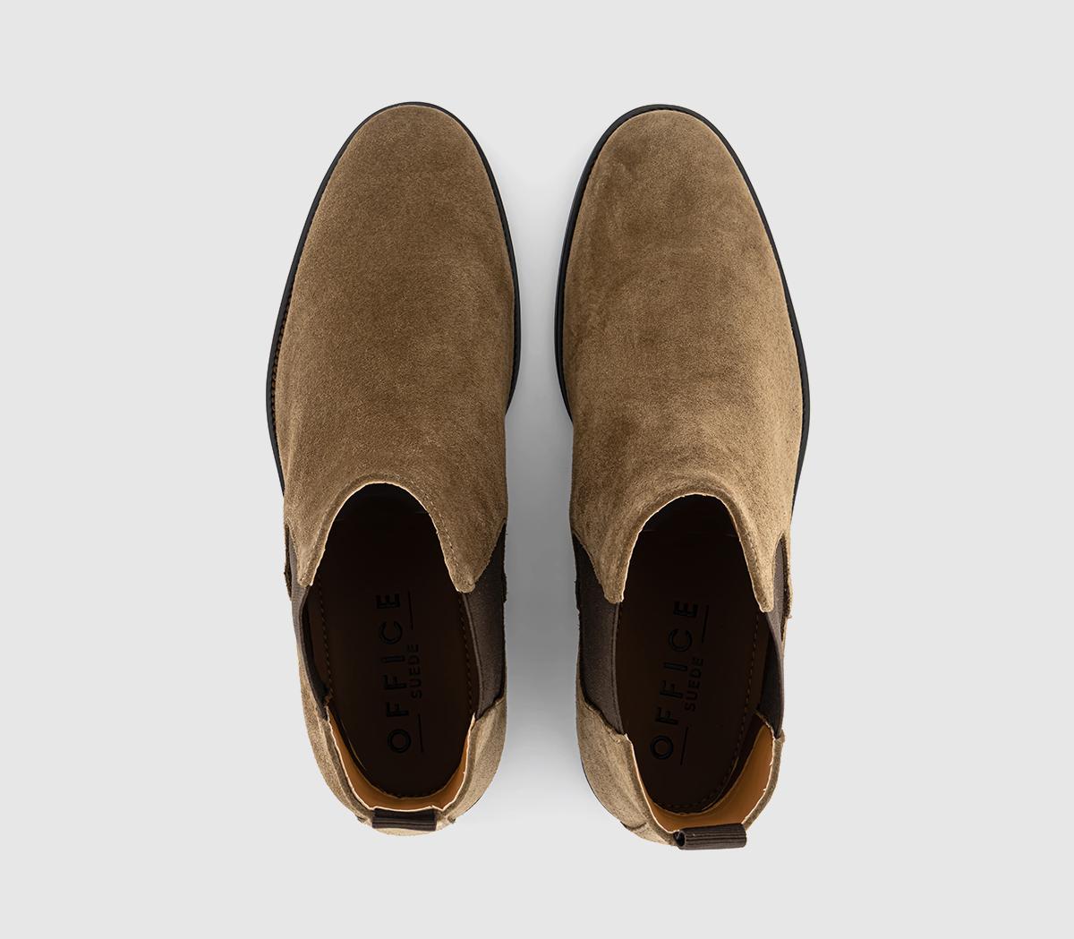 OFFICEBarlow Chelsea BootsTaupe Suede