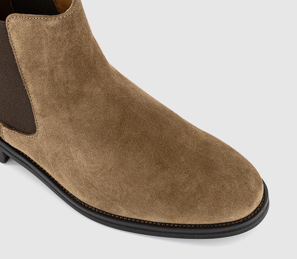 OFFICEBarlow Chelsea BootsTaupe Suede