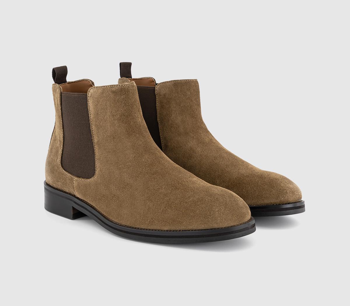 OFFICEBarlow Chelsea BootsTaupe Suede