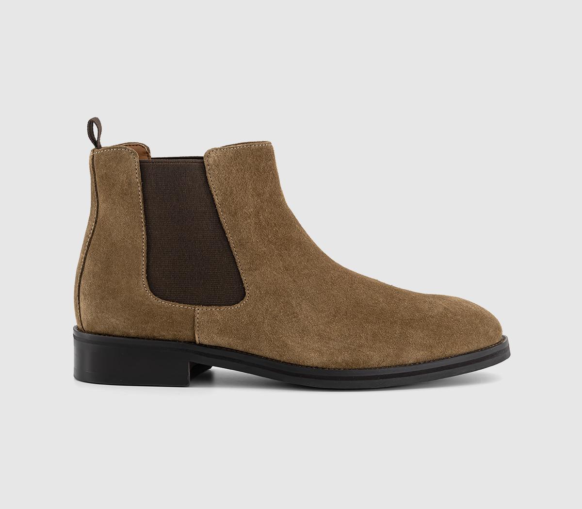 OFFICEBarlow Chelsea BootsTaupe Suede