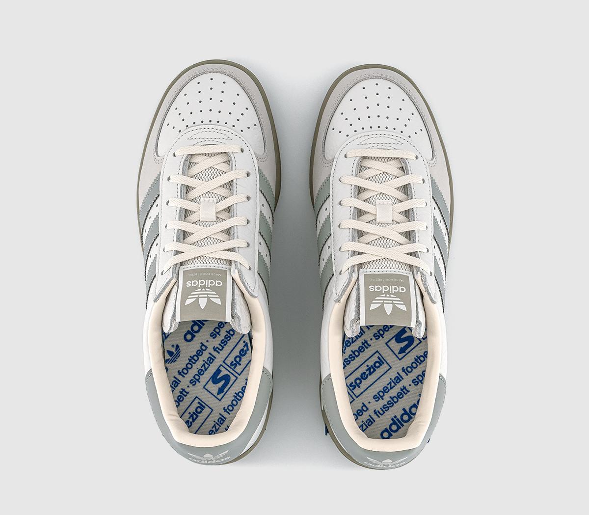 adidasGS II SPZL TrainersCrystal White Stone Grey