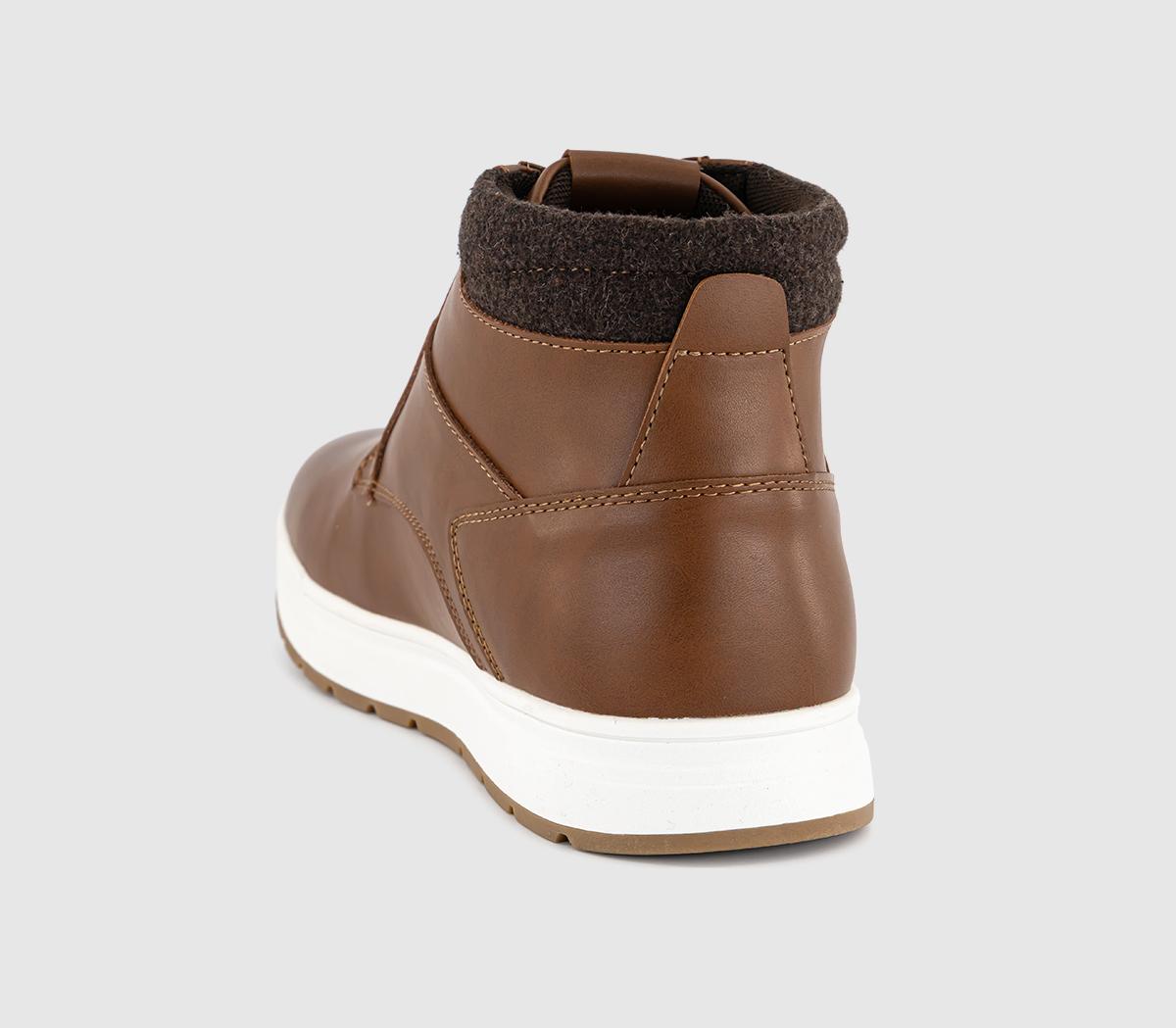 OFFICEBurnley Hybrid Hightop bootsTan