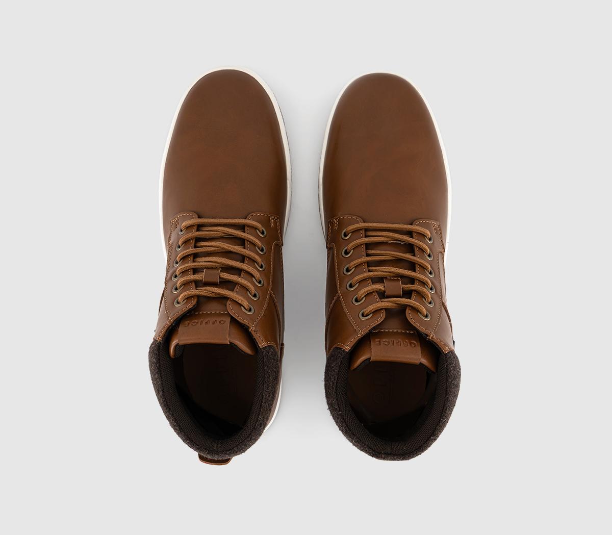 OFFICEBurnley Hybrid Hightop bootsTan