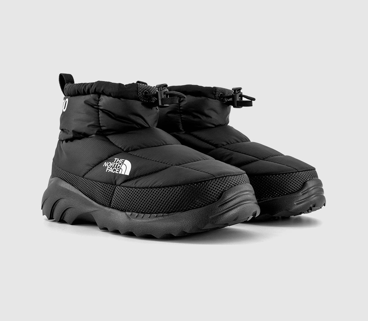 靴 THE NORTH FACE Nuptse Chukka Suede The North Face Nuptse Traction Chukka Boots Black - Water