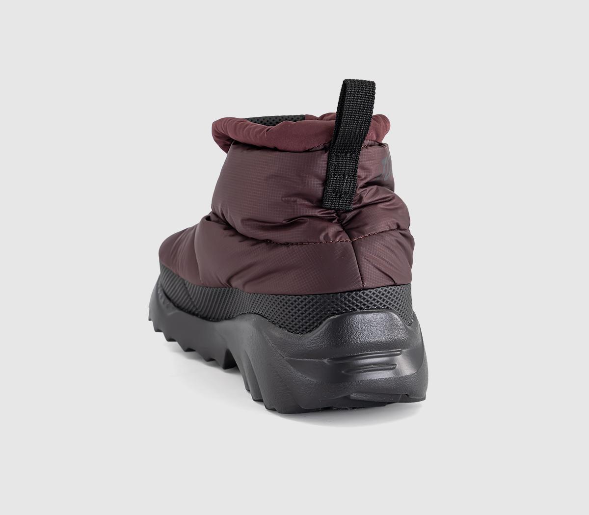 The North FaceNuptse Traction ChukkaDeep Burgundy Black