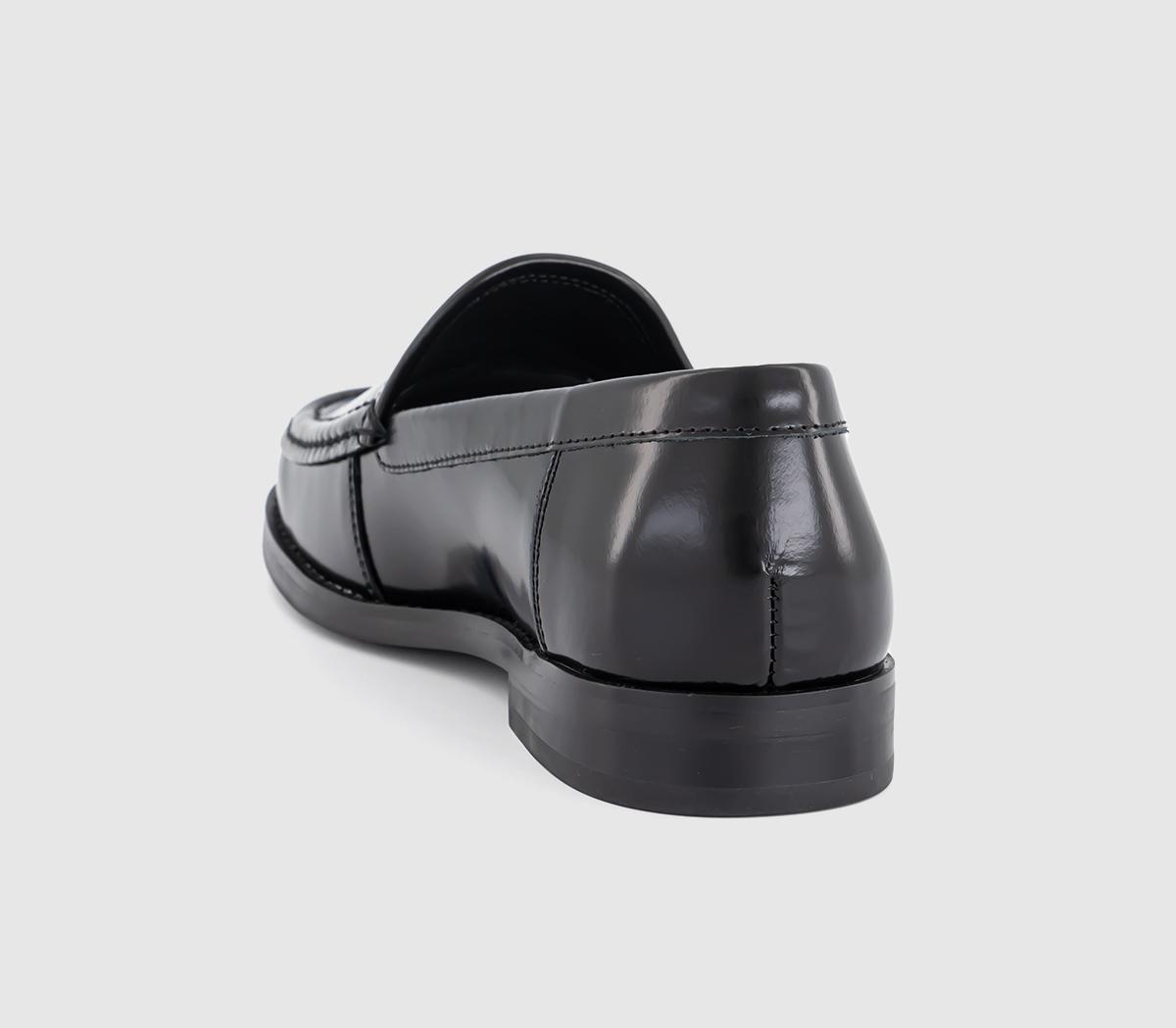 Tony Bianco Zoe Loafers Tony Bianco Zoe Loafers Black Hi Shine