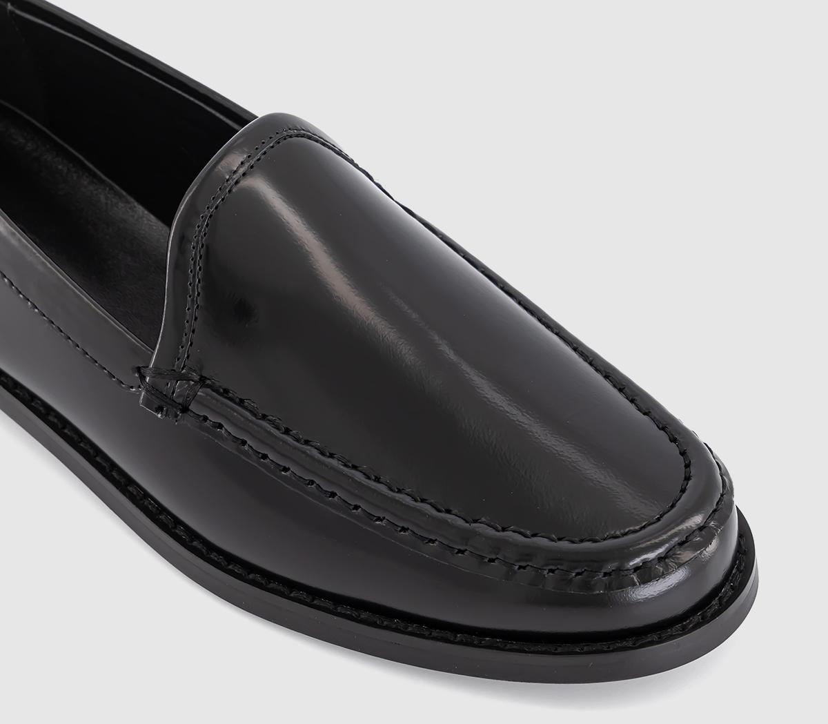 Tony Bianco Zoe Loafers Tony Bianco Zoe Loafers Black Hi Shine