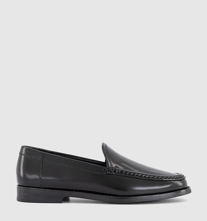 Tony Bianco Zoe Loafers Black Hi Shine