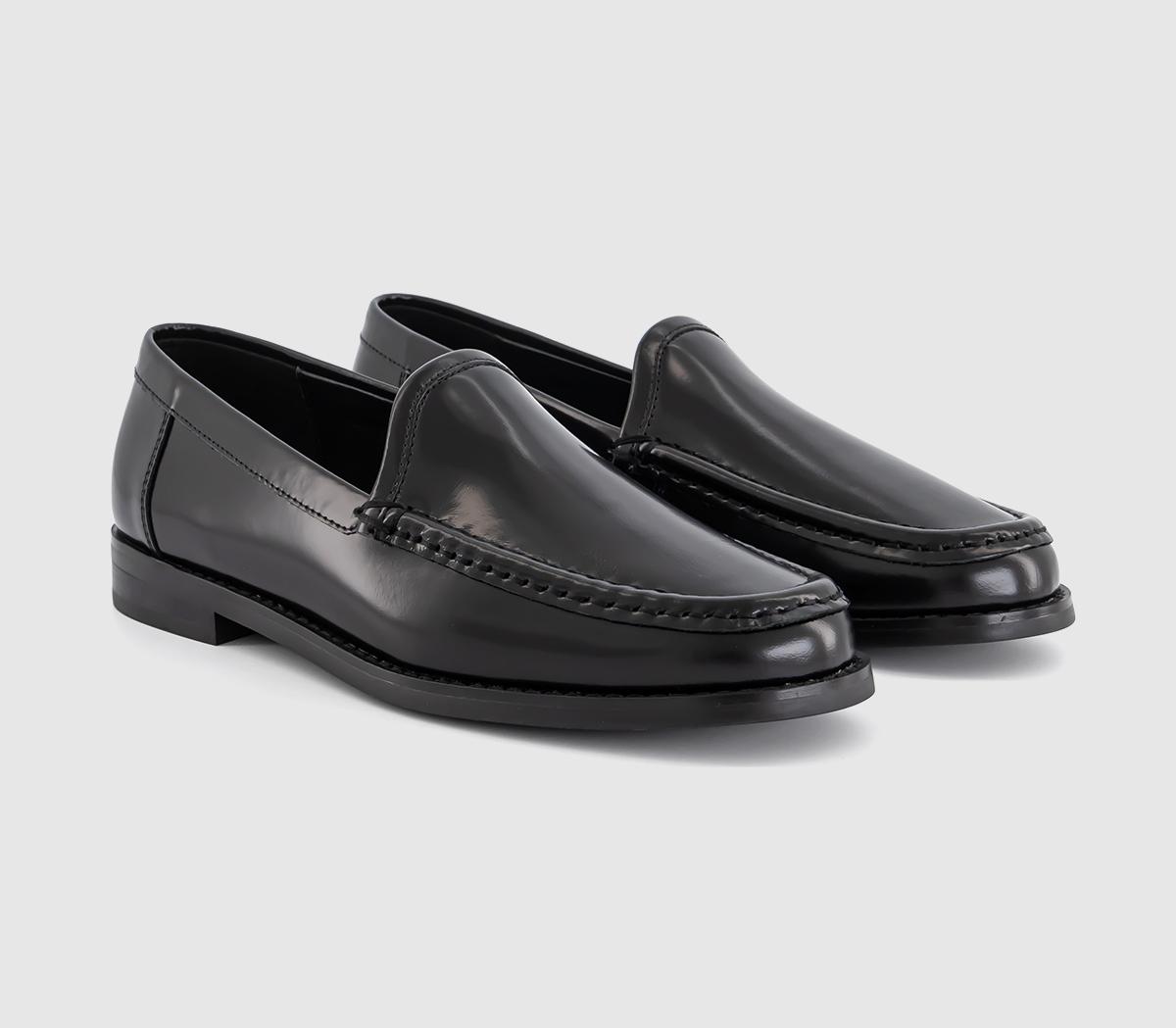 Tony Bianco Zoe Loafers Tony Bianco Zoe Loafers Black Hi Shine