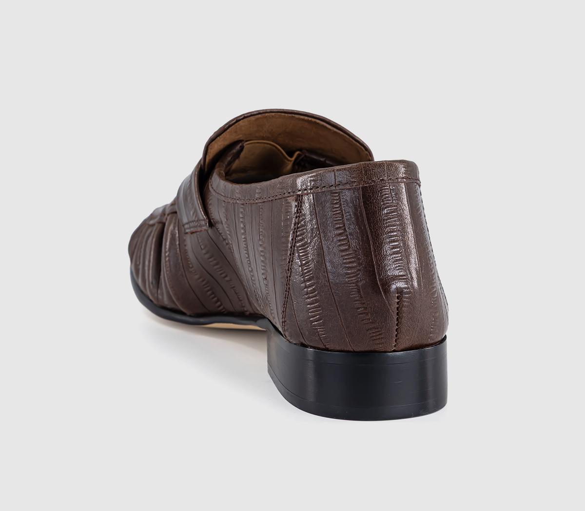 Tony BiancoGatsby LoafersBrown Anguille