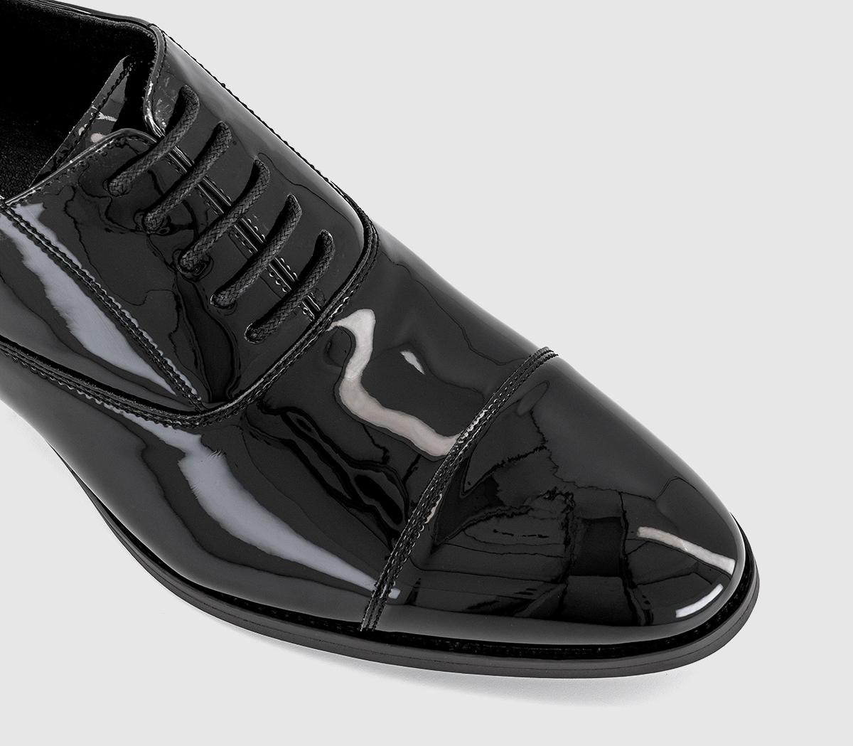 OFFICEManston Toe Cap Oxford ShoesBlack Patent