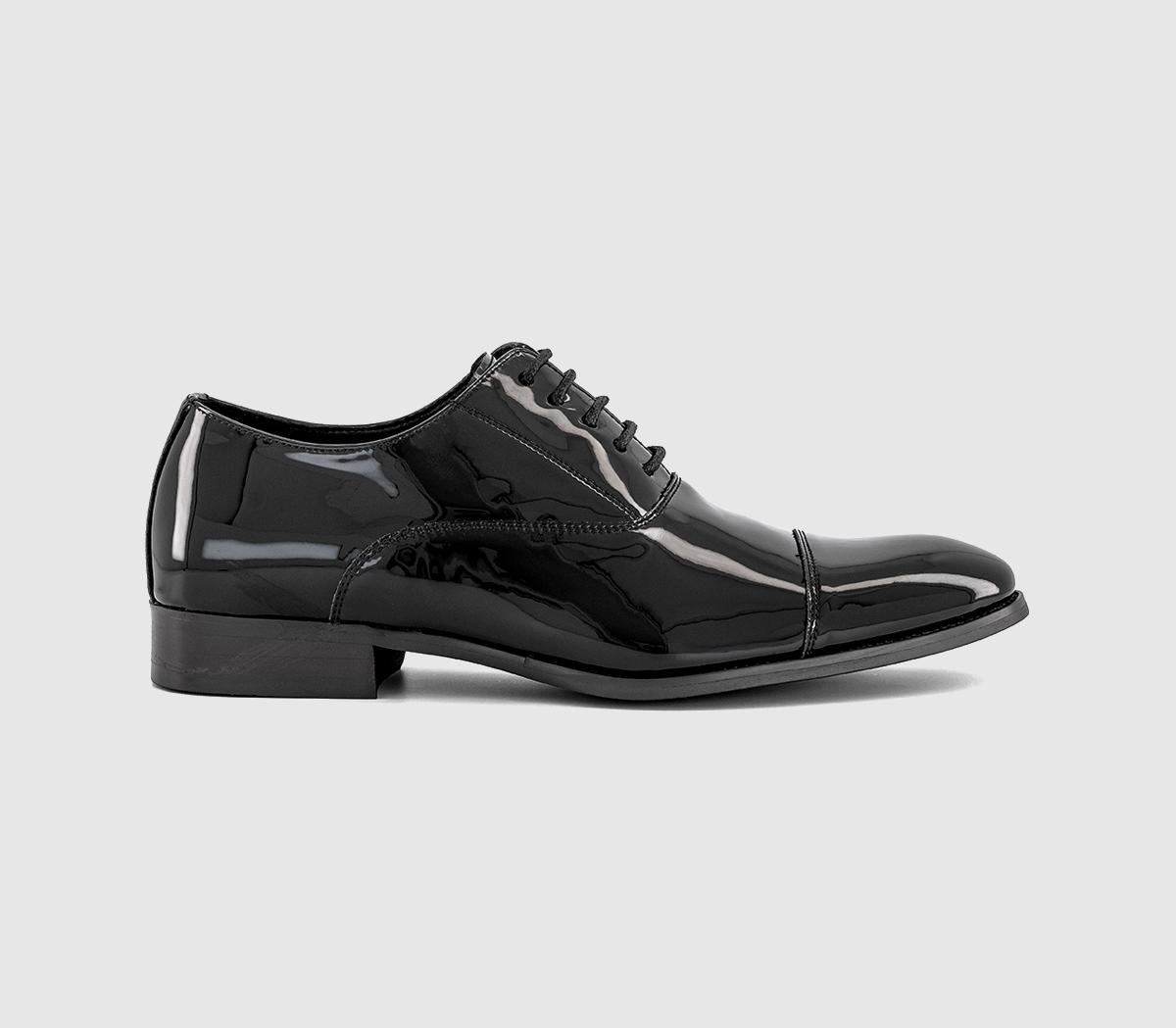 OFFICEManston Toe Cap Oxford ShoesBlack Patent