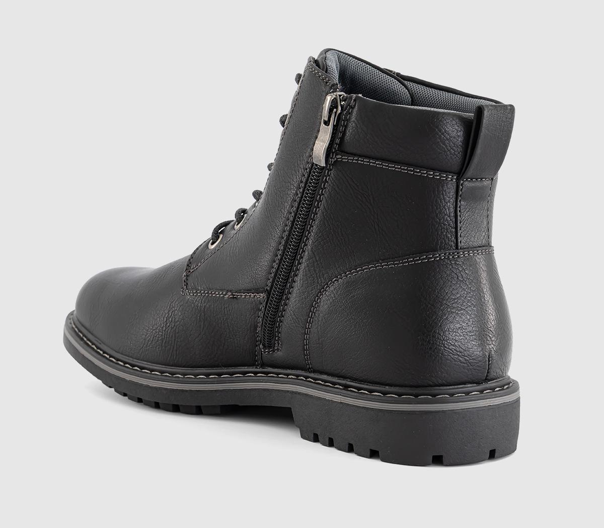 OFFICEBlake Casual Lace Up BootsBlack