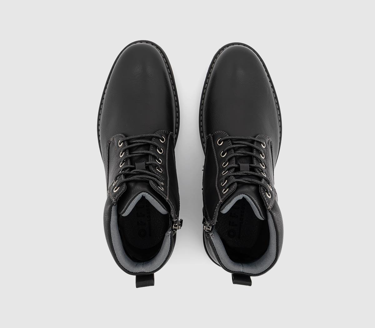 OFFICEBlake Casual Lace Up BootsBlack