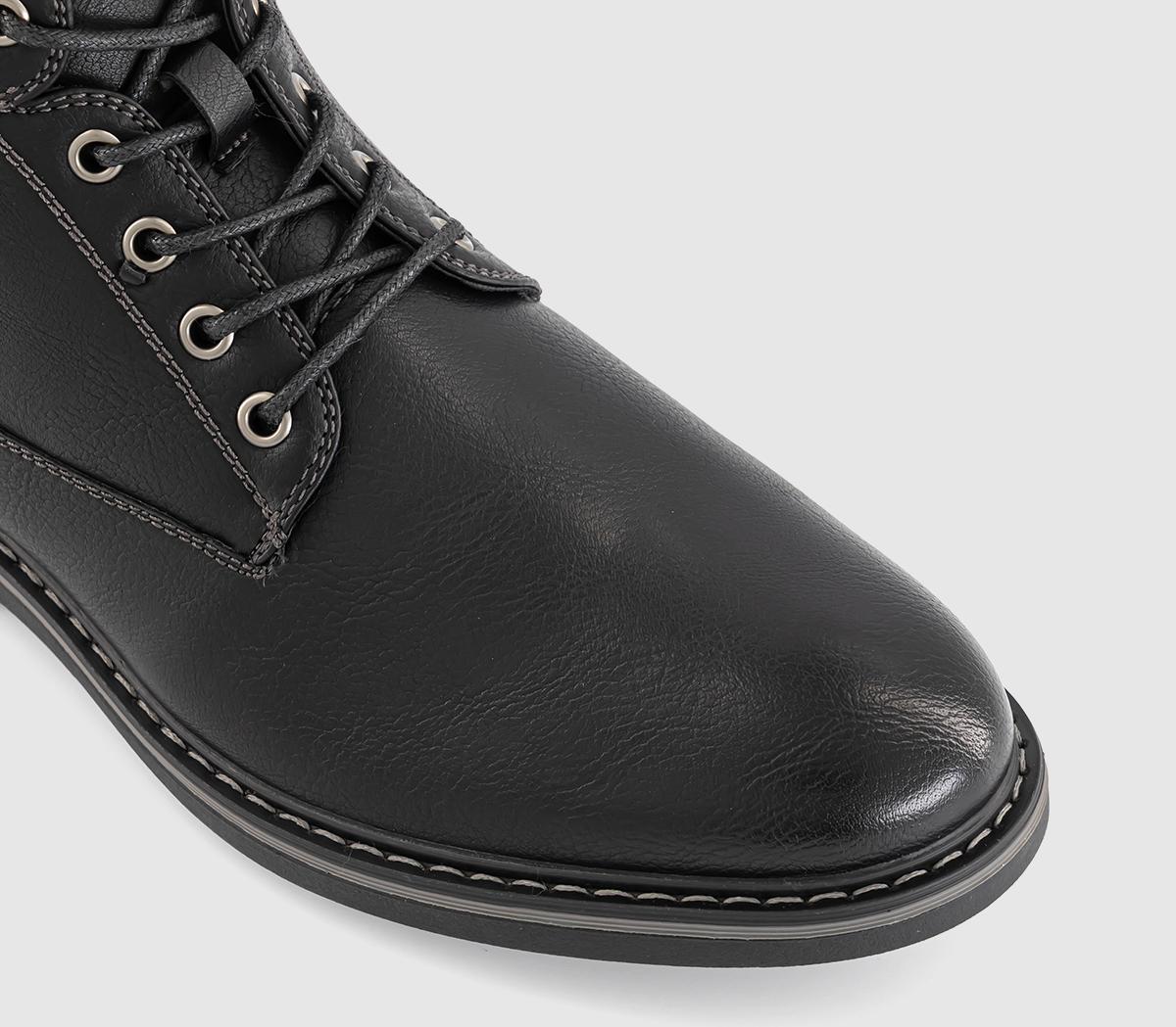 OFFICEBlake Casual Lace Up BootsBlack