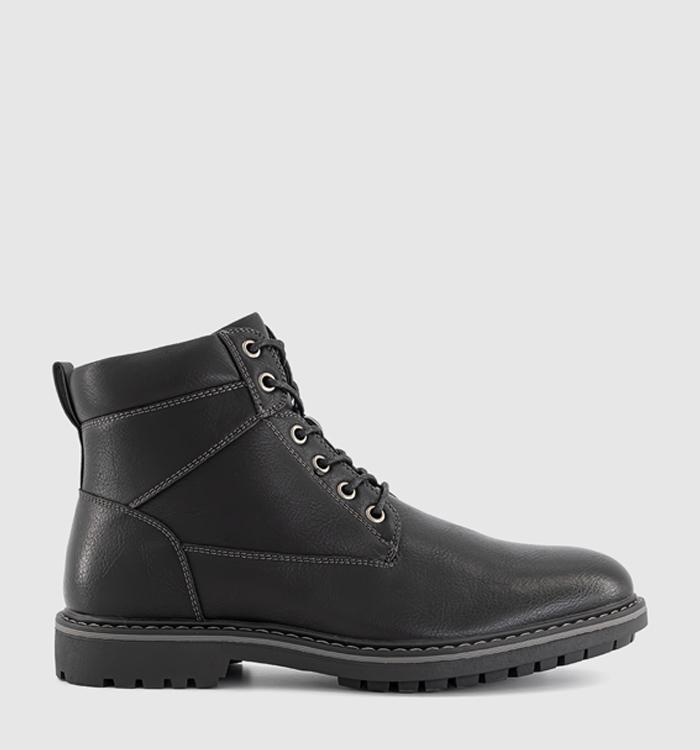 OFFICE Blake Casual Lace Up Boots Black