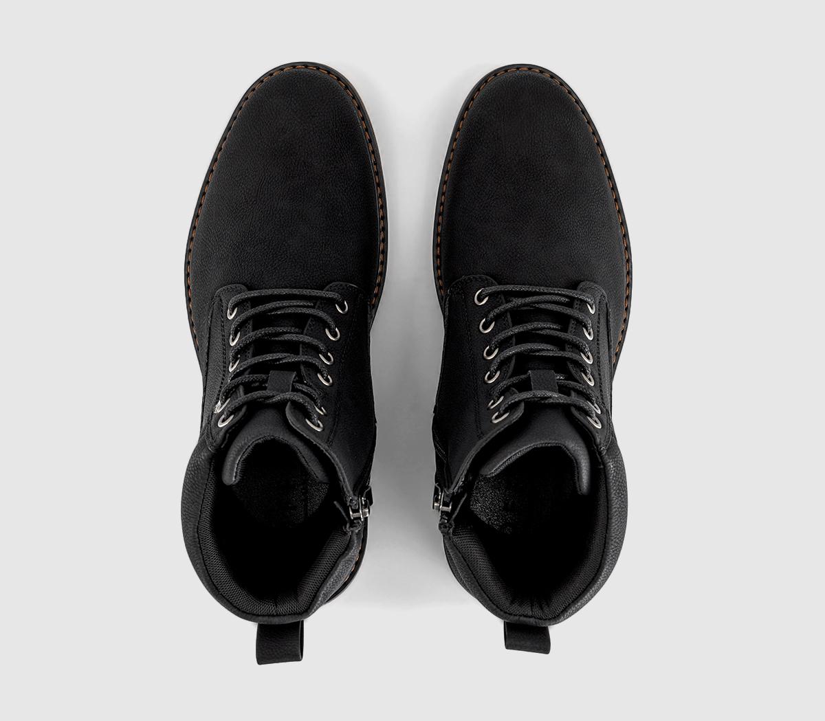 OFFICEBlake Casual Lace Up BootsBlack Natural