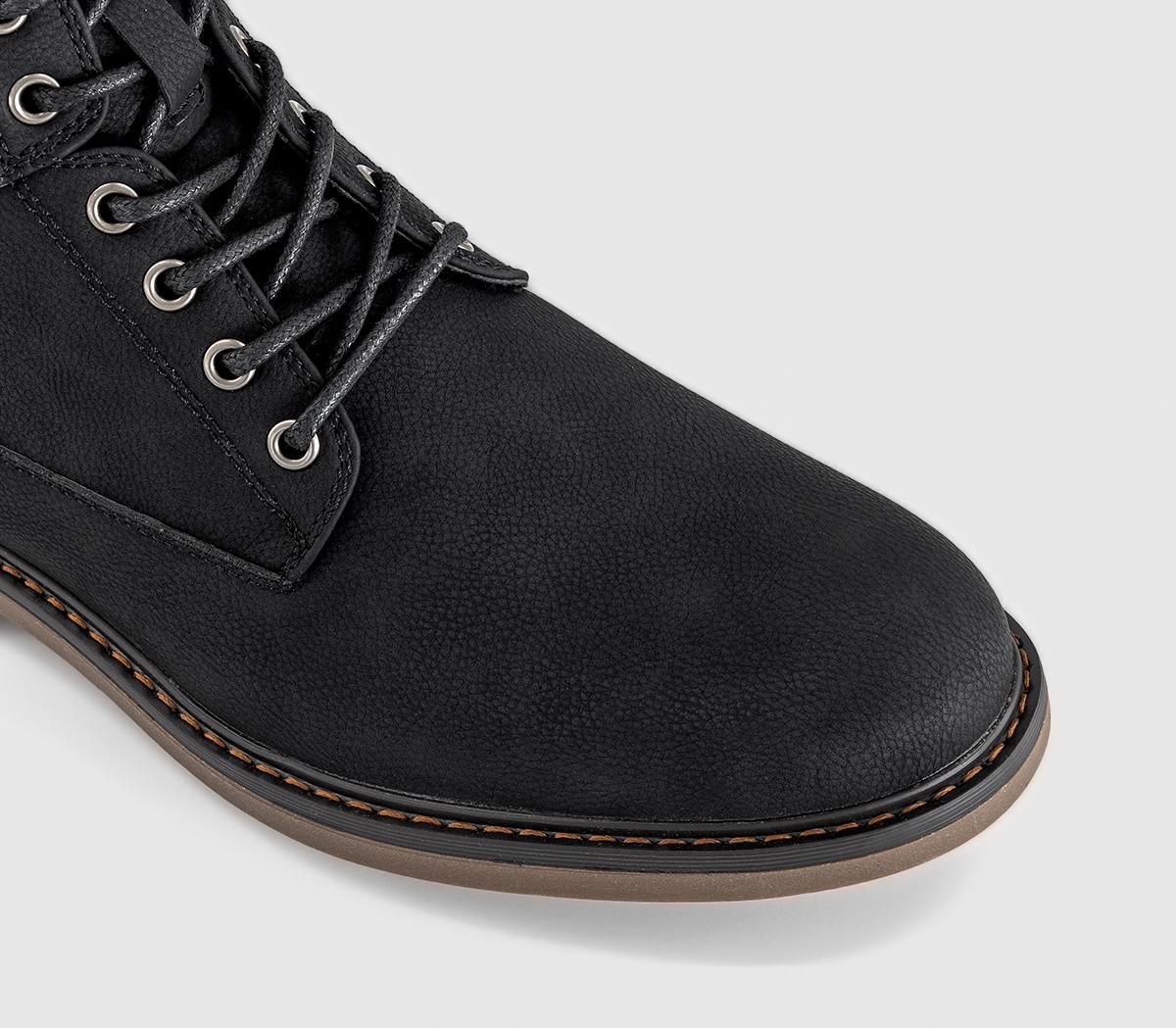 OFFICEBlake Casual Lace Up BootsBlack Natural