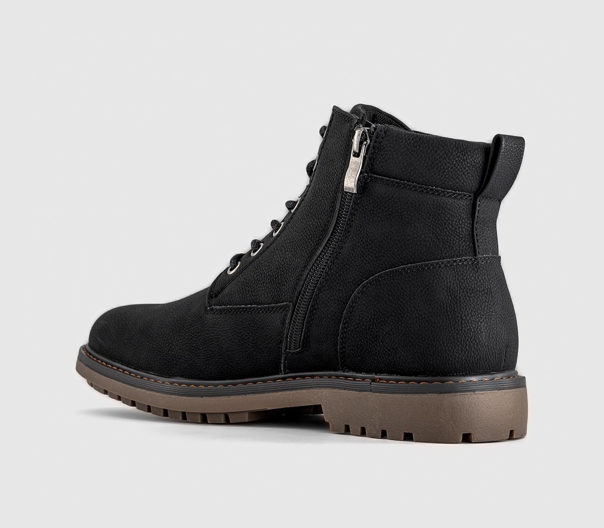 OFFICEBlake Casual Lace Up BootsBlack Natural