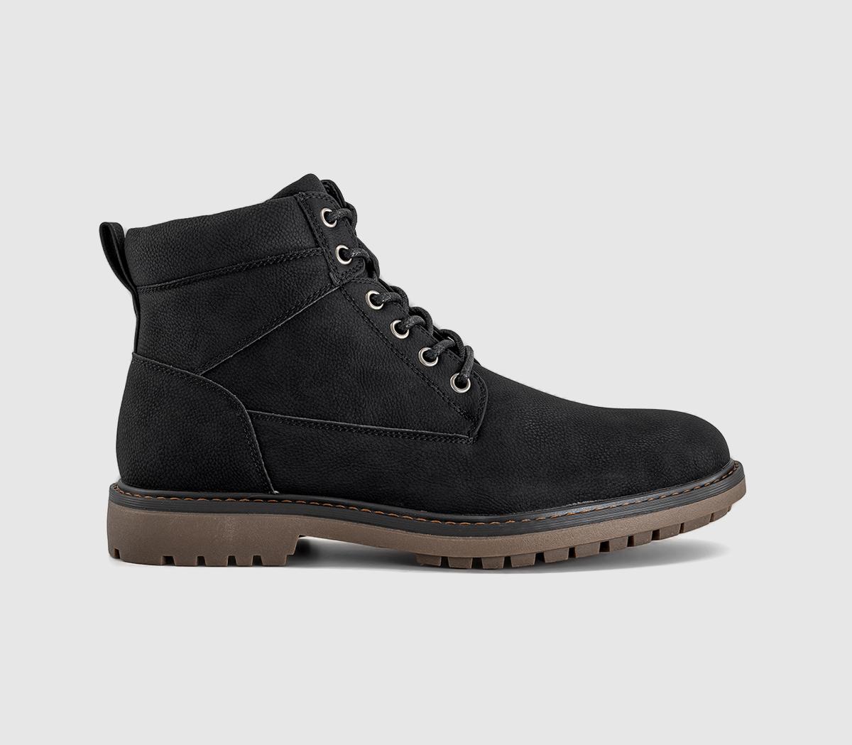 OFFICEBlake Casual Lace Up BootsBlack Natural