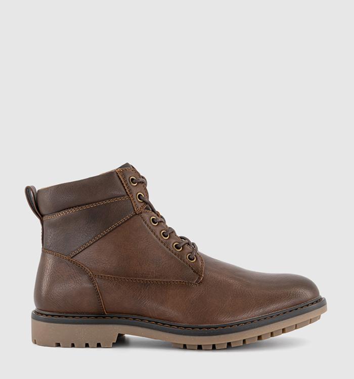 OFFICE Blake Casual Lace Up Boots Tan