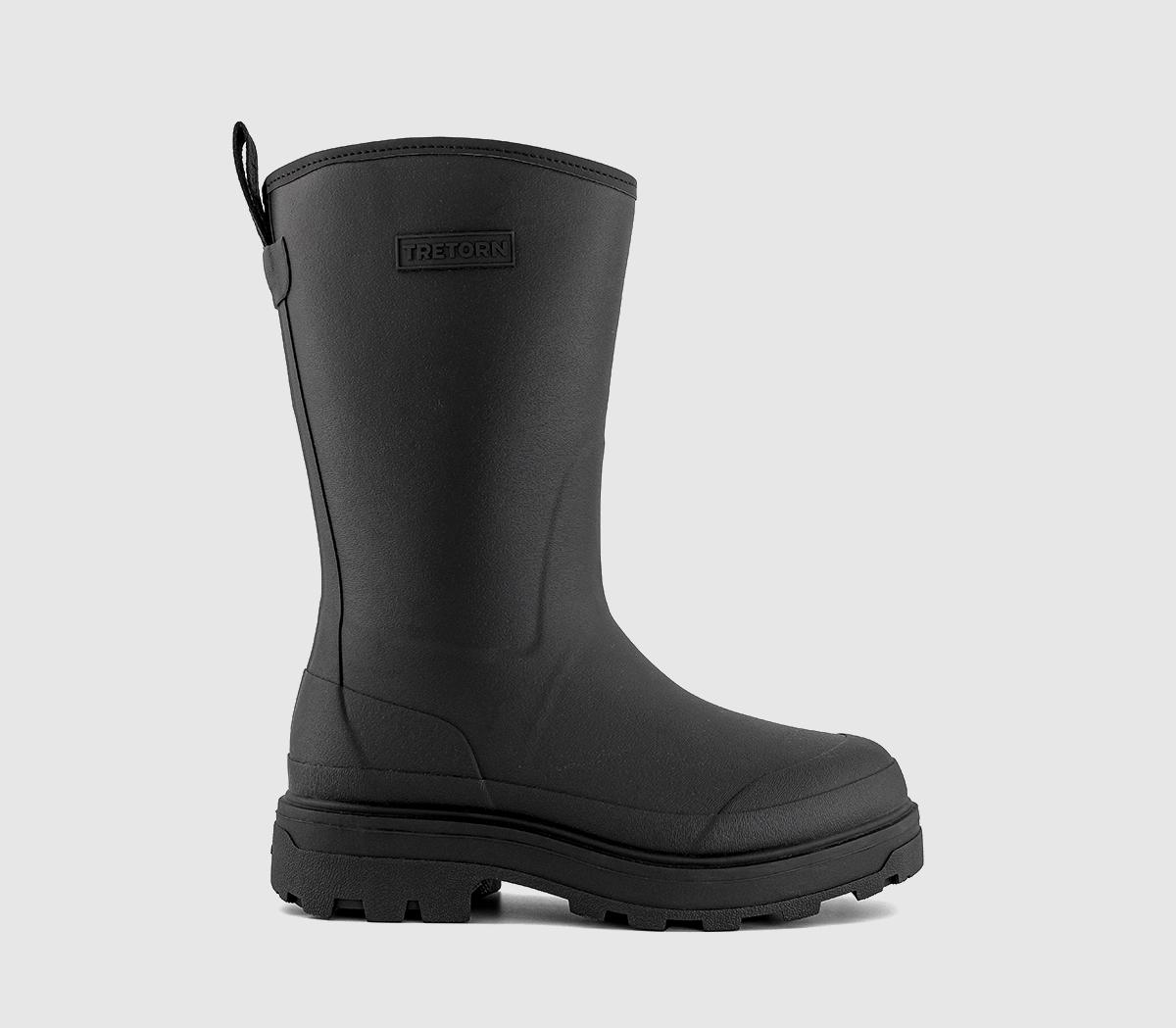 TretornHalla Mid Warm Lined Welly BootsBlack