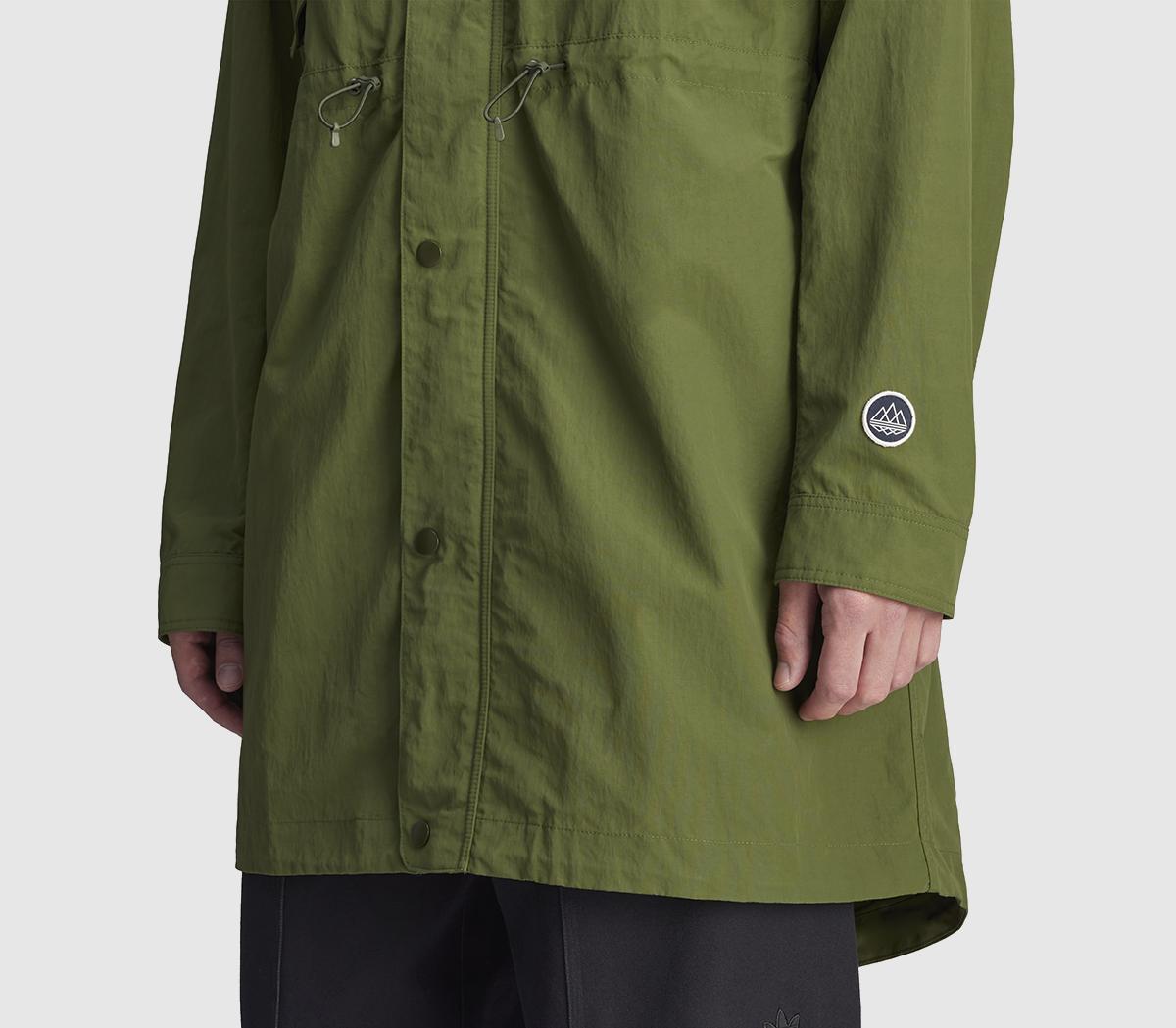 adidas Halewood Spzl Parka Jackets Wild Pine - Men's Clothing