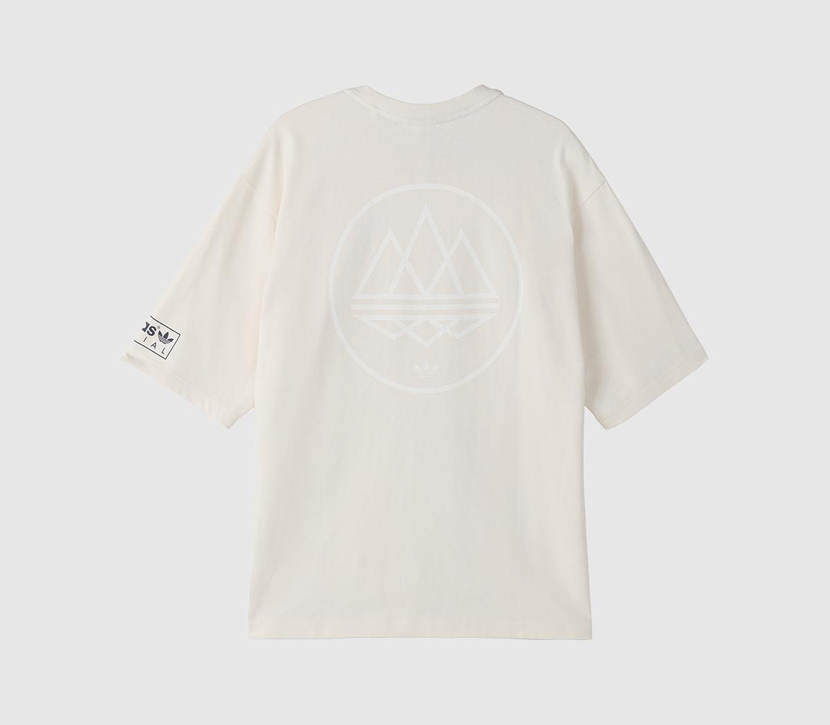 adidasMod SPZL Tee ShirtChalk Chalk White