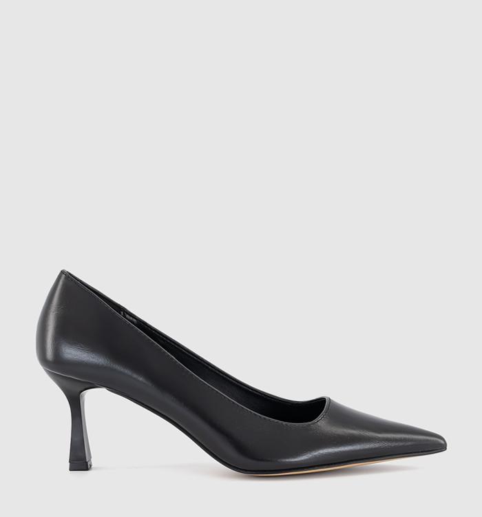 OFFICE Makeover Kitten Court Heels Black