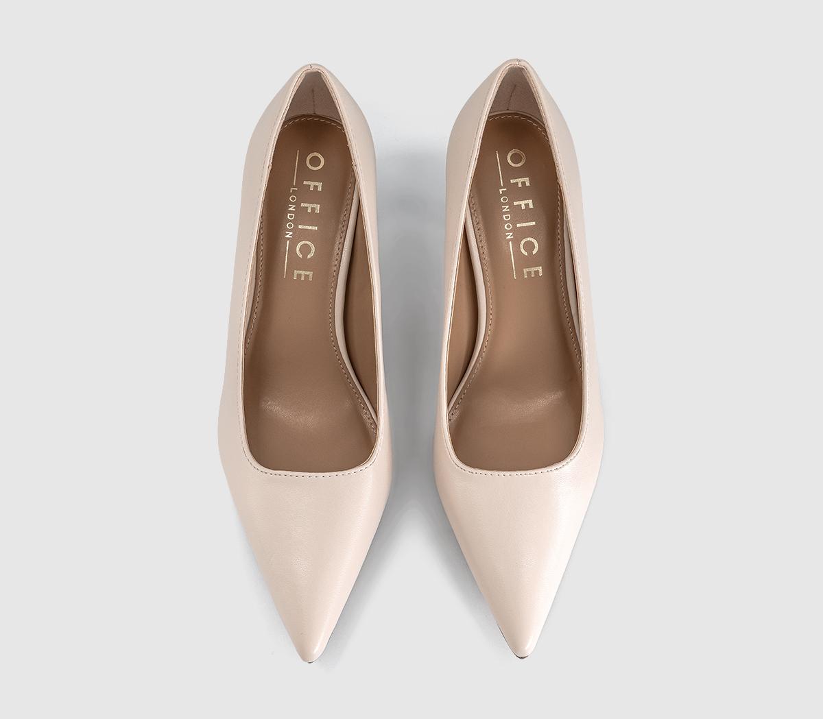 OFFICEMakeover Kitten Heels CourtOff White