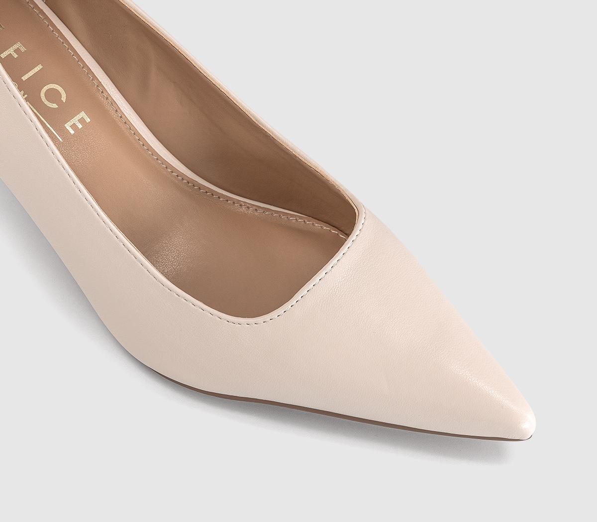 OFFICEMakeover Kitten Heels CourtOff White