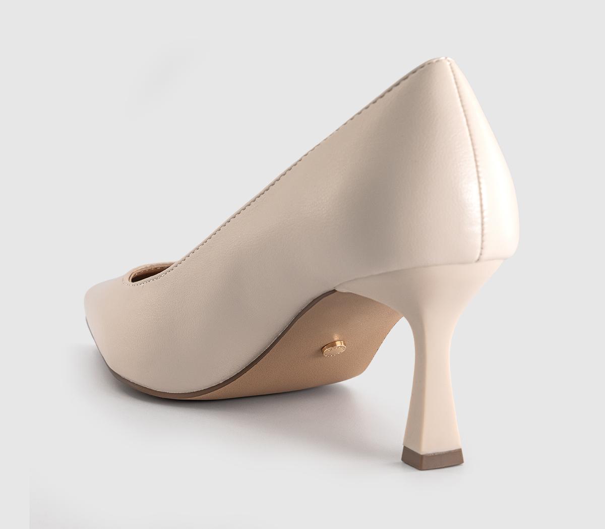 OFFICEMakeover Kitten Heels CourtOff White