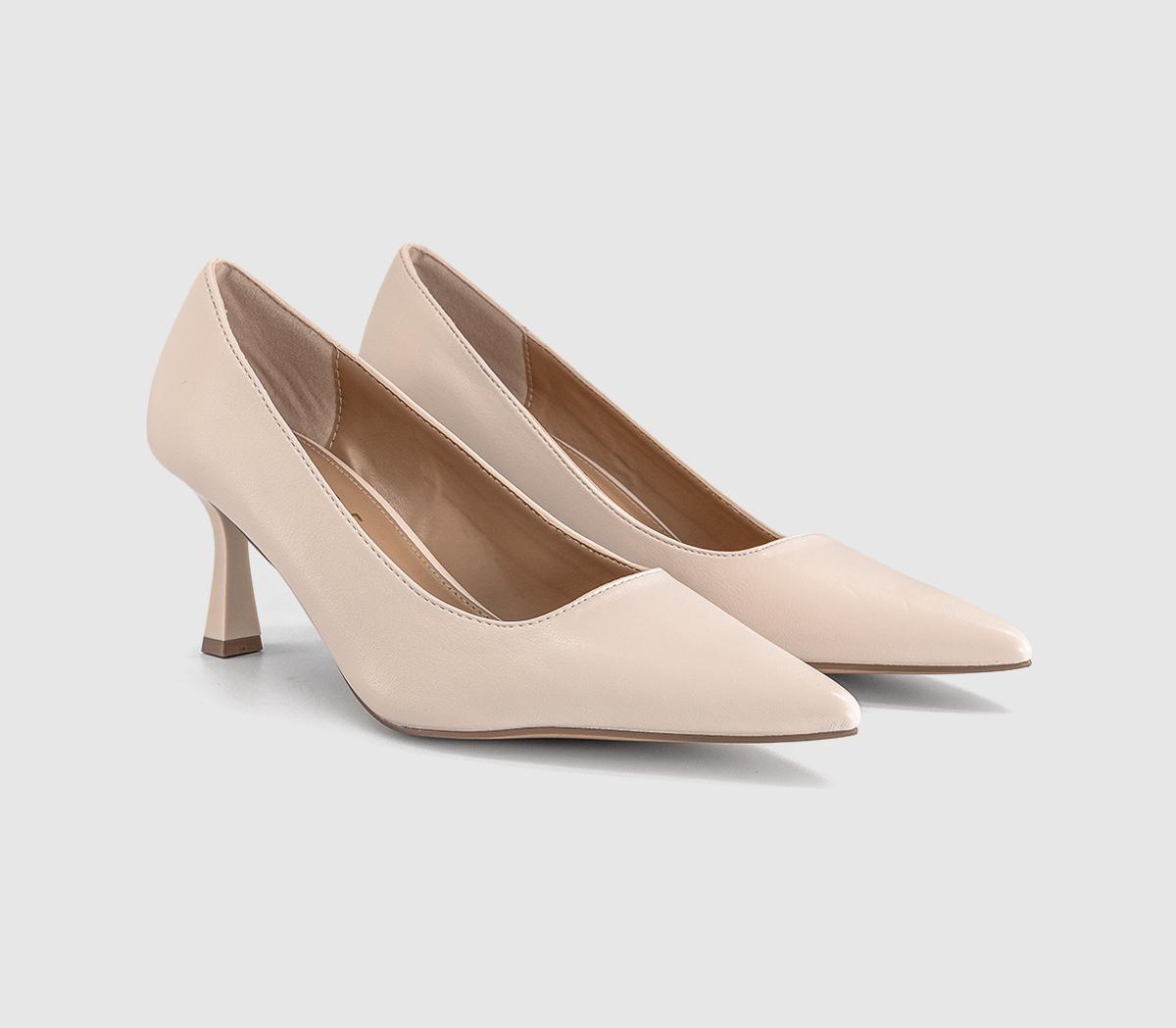 OFFICEMakeover Kitten Heels CourtOff White