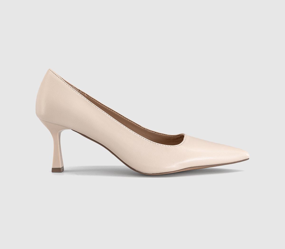 OFFICEMakeover Kitten Heels CourtOff White