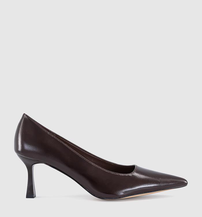 OFFICE Makeover Kitten Heels Court Brown
