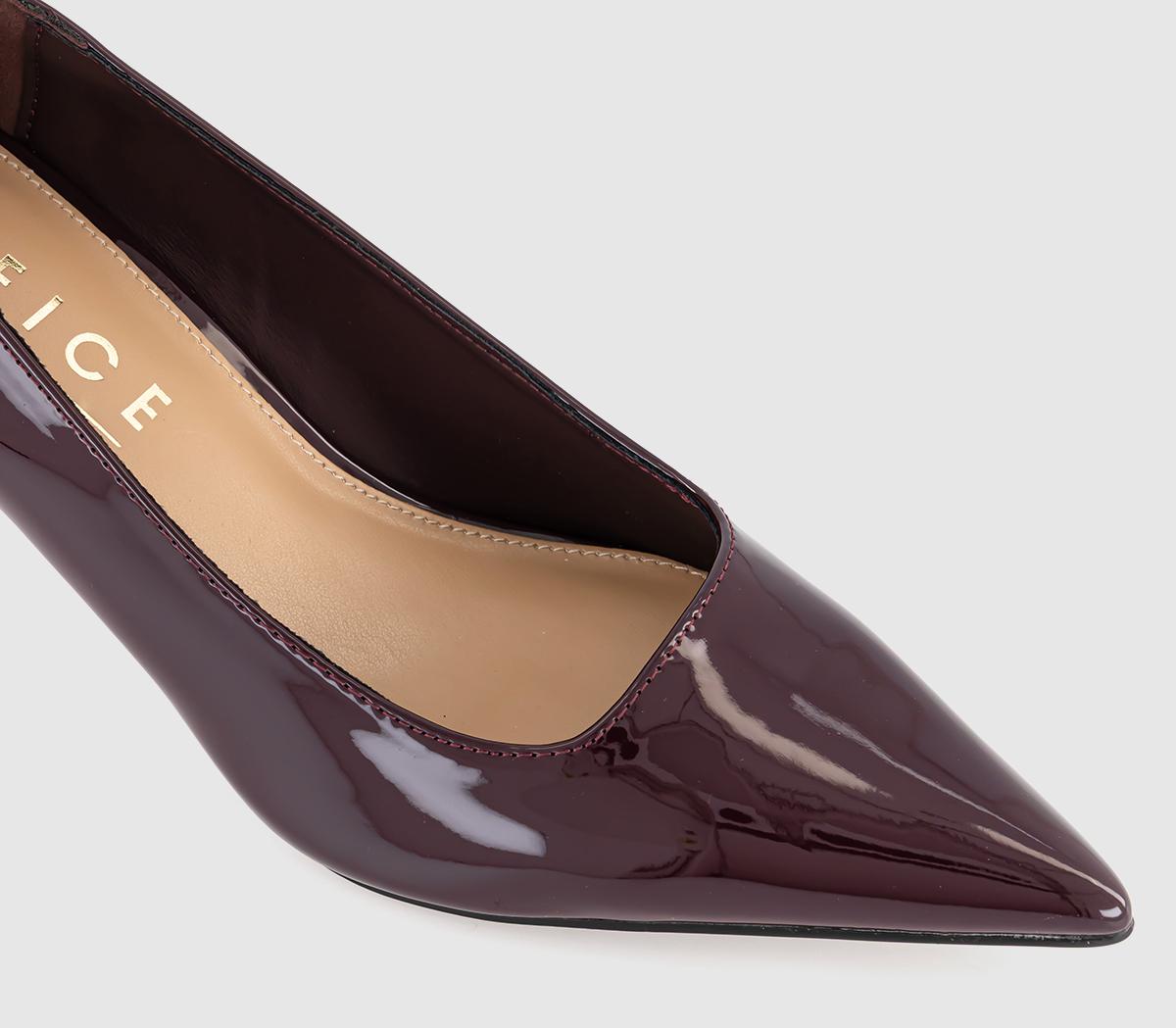 OFFICEMakeover Kitten Court Heels OFFICEMakeover Kitten Court HeelsBurgundy