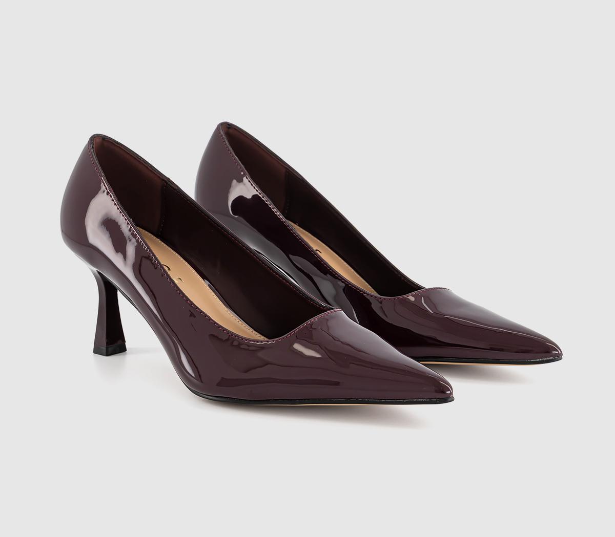 OFFICEMakeover Kitten Court Heels OFFICEMakeover Kitten Court HeelsBurgundy