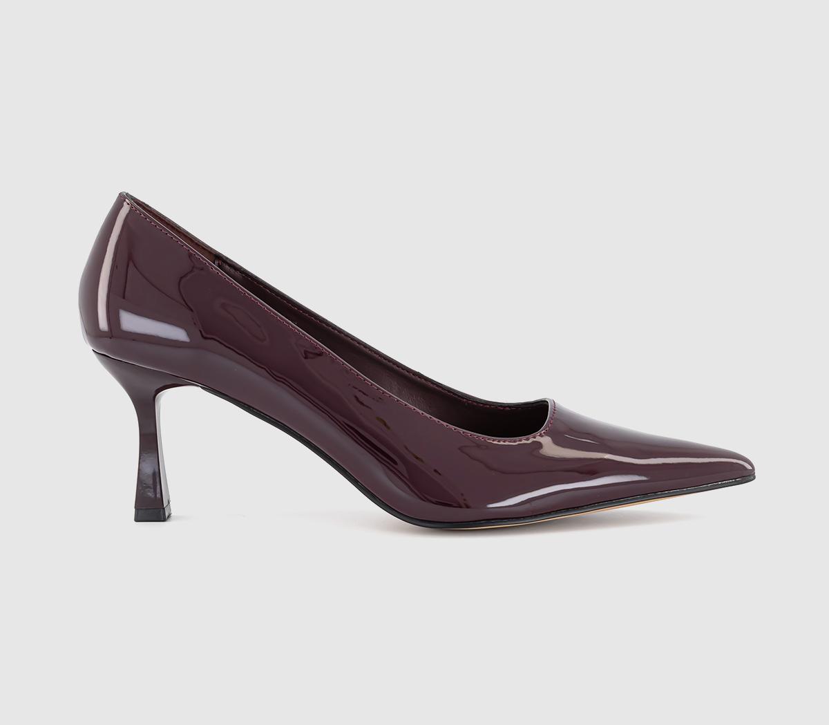 OFFICEMakeover Kitten Court Heels OFFICEMakeover Kitten Court HeelsBurgundy