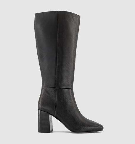 Kiera Block Heel Knee High Boots